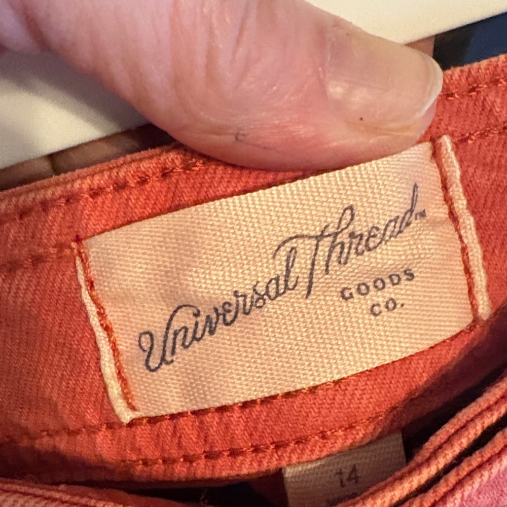 Rust High Rise Sailor Wide Leg Jeans - Picture 3 of 5